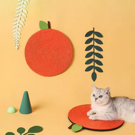 Cat Scratcher Mat Wall Mounted and Floor Natural Sisal Cat Scratching Pad Cat Toy