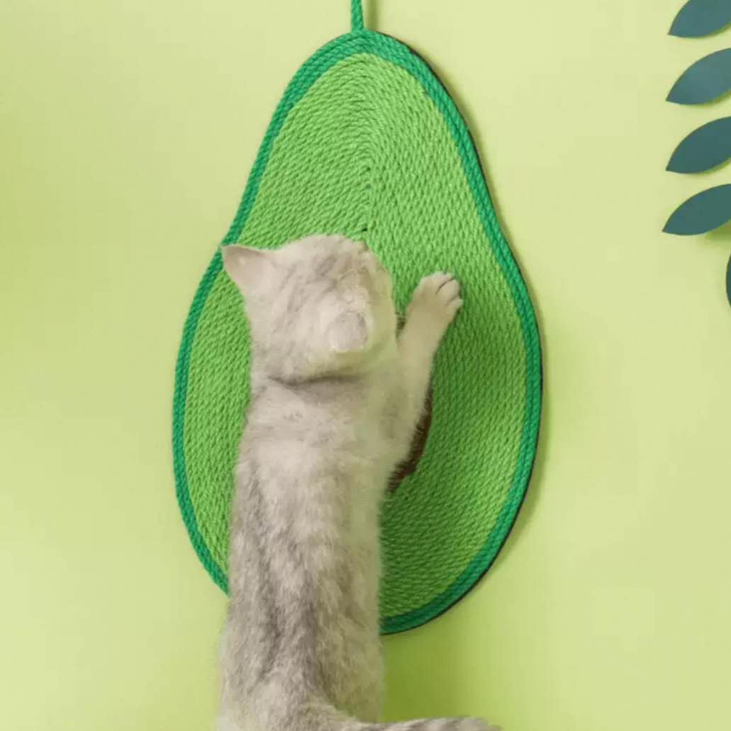 Cat Scratcher Mat Wall Mounted and Floor Natural Sisal Cat Scratching Pad Cat Toy