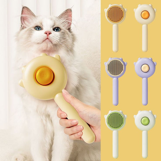 Colorful Pet Hair Removal Comb Cat & Dog
