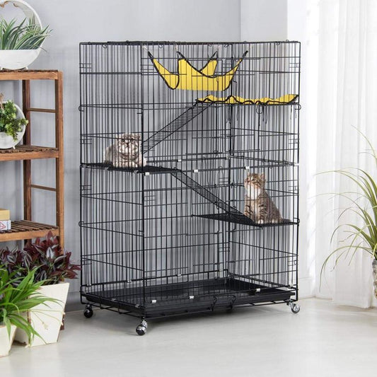 4-Tier Foldable Kitten Cat Home Cages