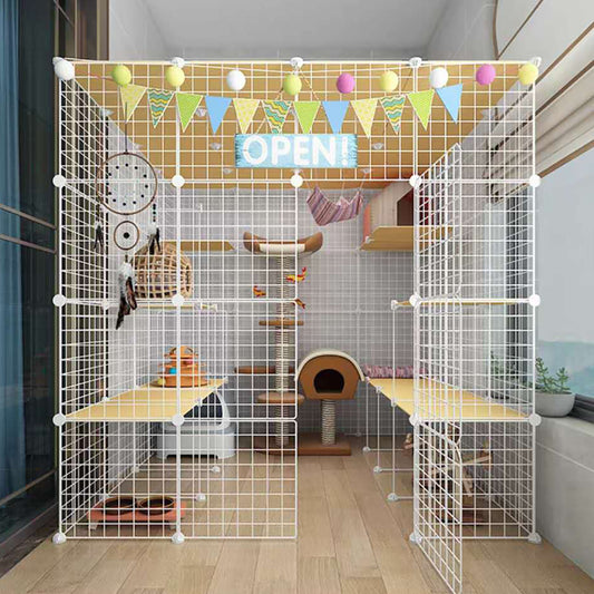 DIY กรงสัตว์เลี้ยงขนาดใหญ่ ออกแบบกรงได้ตามใจชอบ
